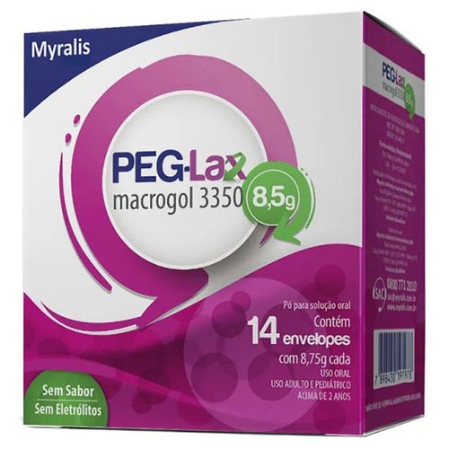 Peg-Lax Pó 8,5g com 14 Envelopes