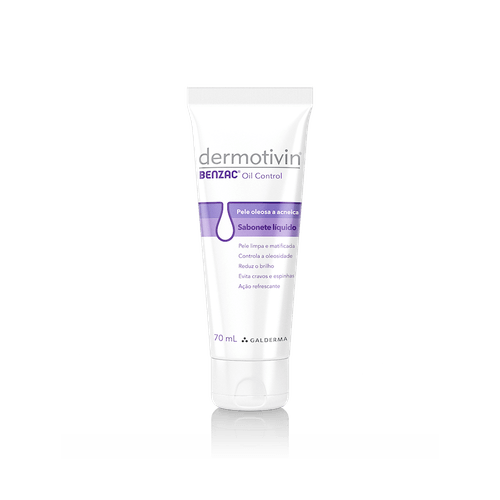 Sabonete Líquido Dermotivin Benzac Oil Control Clean 70ml