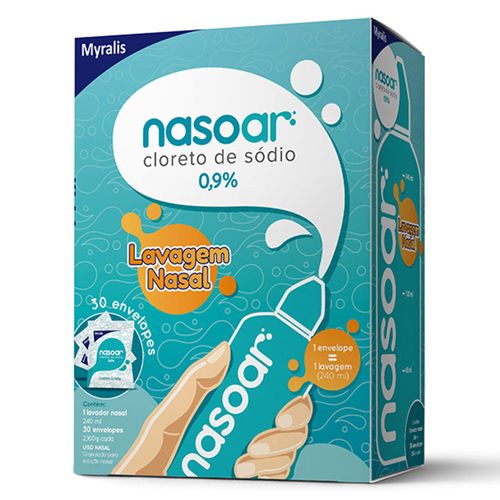 Nasoar com 30 Saches + Frasco