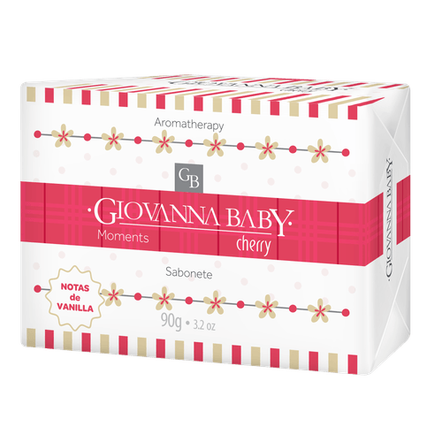 Sabonete Barra Giovanna Baby Moments Cherry 90g