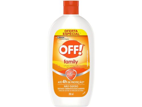 Repelente OFF Loção Family Oferta Especial 200ml