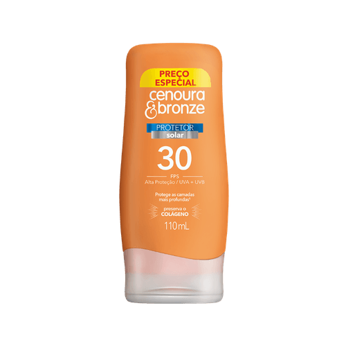 Protetor Solar Cenoura & Bronze Fps30 110ml
