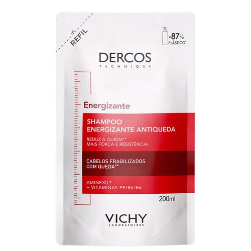 Refil Shampoo Vichy Dercos Energizante Antiqueda 200ml