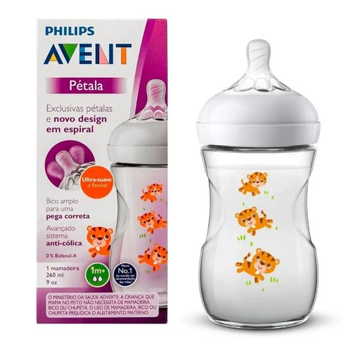 Mamadeira Petála Avent Tigre 260ml SCF070/20