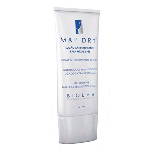 Loção Antitranspirante para Mãos e Pés M&P Dry 60ML
