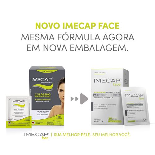 Imecap Face Colágeno com 30 Sachês