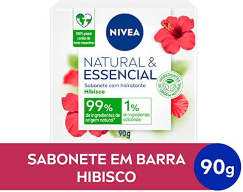Sabonete em Barra Nivea Natural Essencial Hibisco 90g
