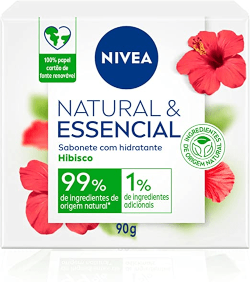Sabonete em Barra Nivea Natural Essencial Hibisco 90g