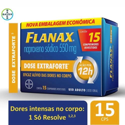 Flanax 550mg com 15 Comprimidos