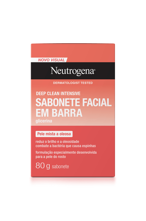 Sabonete Facial em Barra Neutrogena Deep Clean 80g