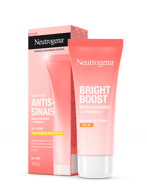 Gel Creme Antissinais Neutrogena Bright FPS30 40g