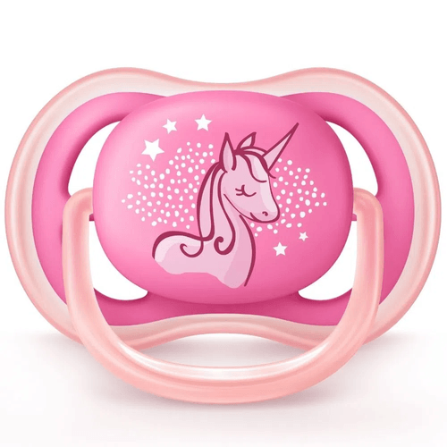 Chupeta Philips Avent Ultra Air 6-18 Meses Rosa com 1 Unidade