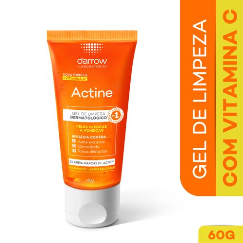 Gel de Limpeza Facial Actine Vitamina C 60g