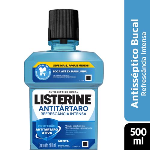 Antisséptico Bucal Listerine Antitártaro 500ml