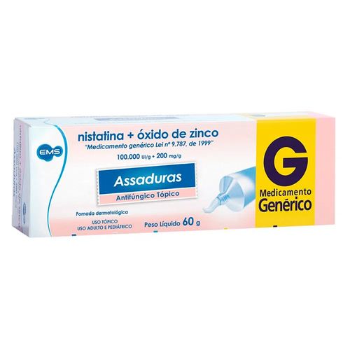 Nistatina + Óxido de Zinco pomada 60g EMS