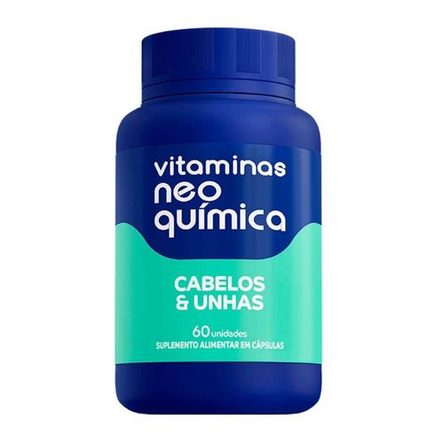 Vitaminas Neo Química Cabelos e Unhas com 60 Cápsulas