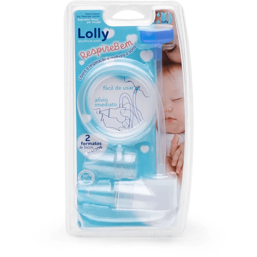 Aspirador Nasal Lolly Sucção Respire Bem