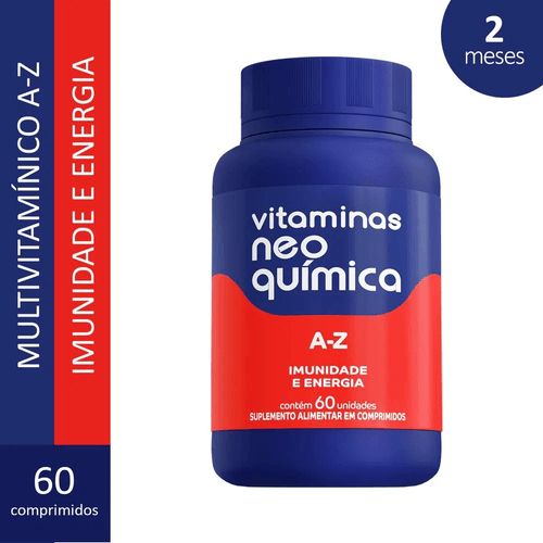 Vitaminas Neo Química A-Z com 60 Comprimidos