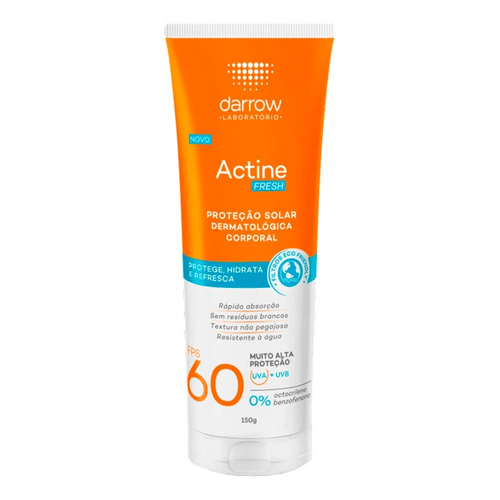 Protetor Solar Actine Body Fresh FPS60 150g