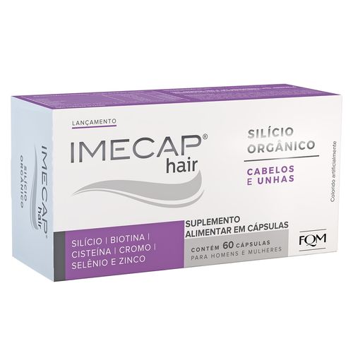 Suplemento Alimentar Imecap Hair Silício Orgânico com 60 Cápsulas