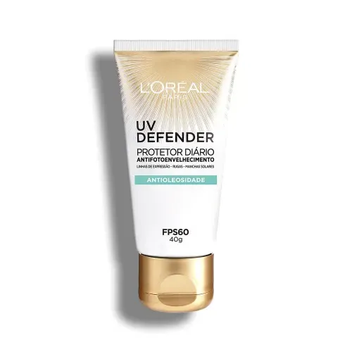 Protetor Solar Facial L'Oréal Paris UV Defender Antioleosidade FPS60 40g