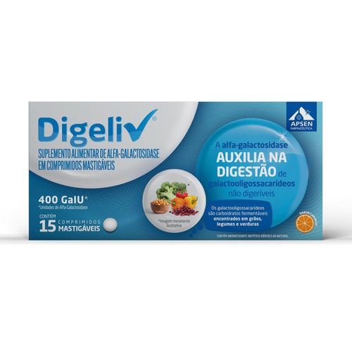 Digeliv 400FCC com 15 Comprimidos