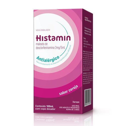 Histamin 2mg/5ml xarope 100ml