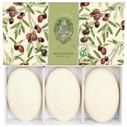 Kit Sabonete em Barra La Florentina Olivo Flowers com 3 Unidades 150g