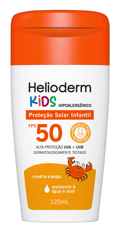 Protetor Solar Kids Helioderm FPS50 120ml