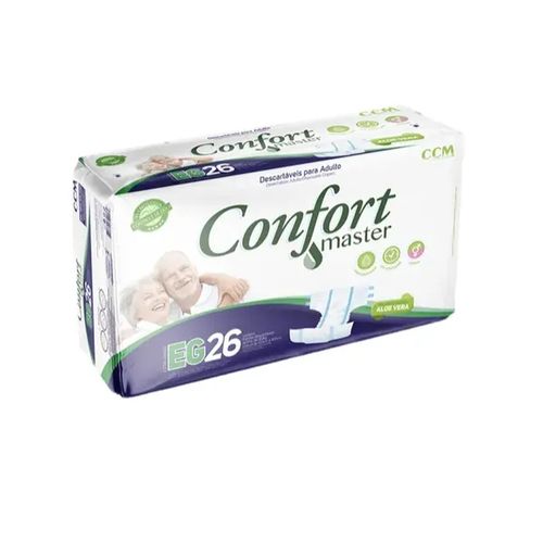 Fralda Geriátrica Confort Master EG com 26 Unidades