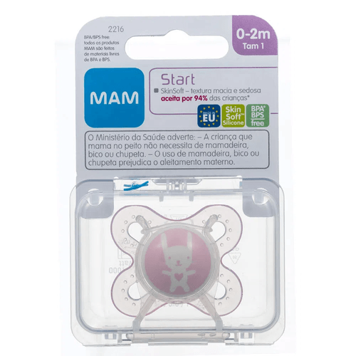 Chupeta MAM  Start 0-2 Meses Rosa