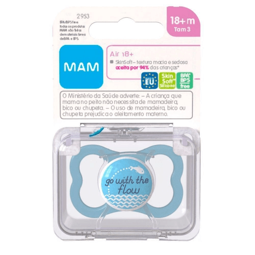 Chupeta MAM Air +18 Meses Azul