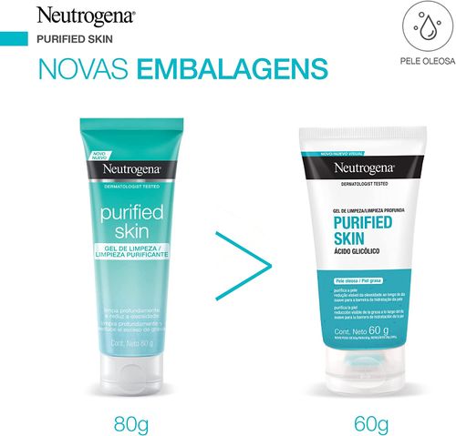 Gel de Limpeza Facial Neutrogena Purified Skin 60g