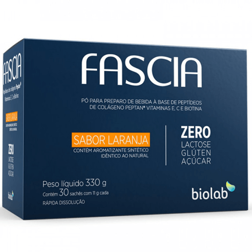 Fascia com 30 Sachês Laranja