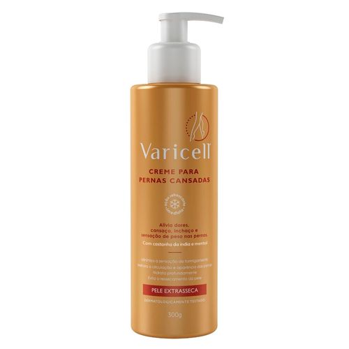 Varicell Creme para Pernas Cansadas Pele Extrasseca 300g
