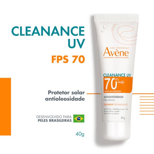 Avene Cleanance UV FPS70 Antioleosidade