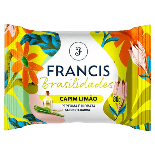 Sabonete em Barra Francis Brasilidades Capim Limão 80g