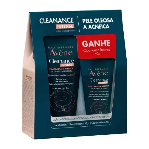 Kit Gel de Limpeza Profunda Avène Cleanance Intense 150g+  Avène Cleanance Intense 40g