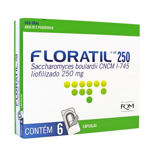 Floratil AT 250mg com 06 Cápsulas