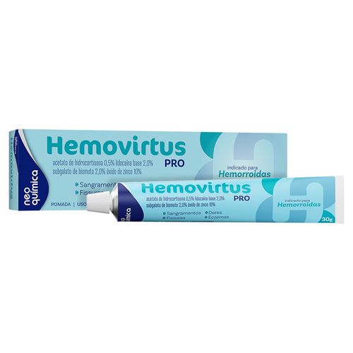 Hemovirtus 30g com 10 Aplicadores