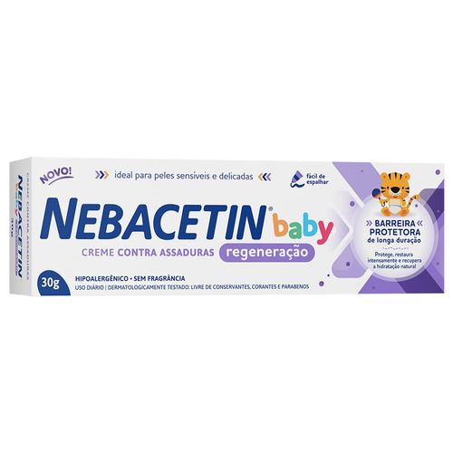 Creme Regeneração Nebacetin Baby 30g