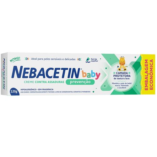 Creme Prevenção de Assaduras Nebacetin Baby 120g