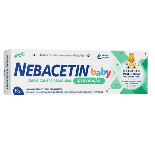 Creme Prevenção de Assaduras Nebacetin Baby 30g