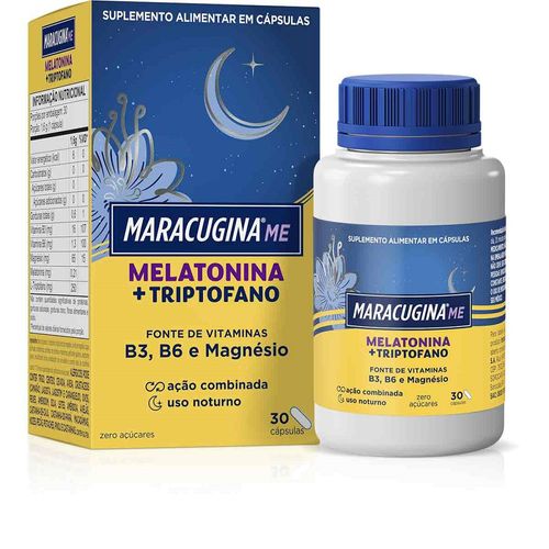 Maracugina ME Melatonina + Triptofano com 30 Capsulas