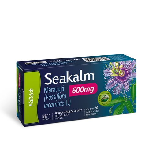 Seakalm 600mg com 20 comprimidos Natulab