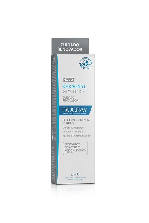 Creme Facial Glycolic + Antiacne Kerancyl 60g