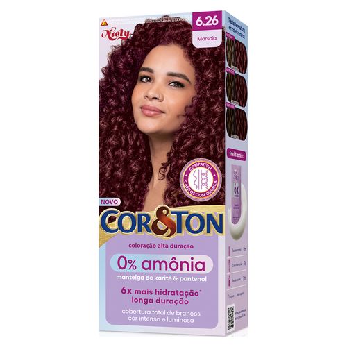 Tintura Cor&Ton Sem Amônia - 6.26 MARSALA