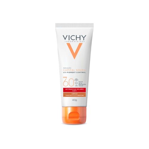 Protetor Solar Facial Vichy UV-Pigment Control FPS60 Cor 4.0 40g