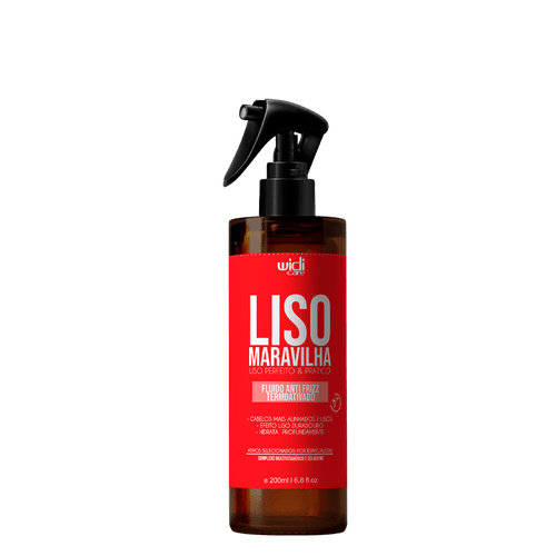 Fluído Anti Frizz Termoativado Liso Maravilha - Widi Care
