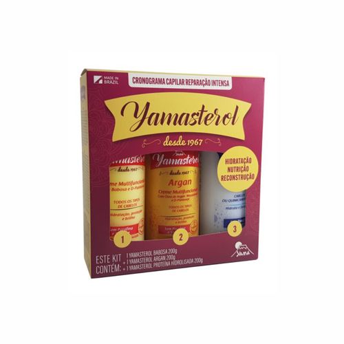 Kit Yamasterol Babosa+Argan+Hidro 200ml